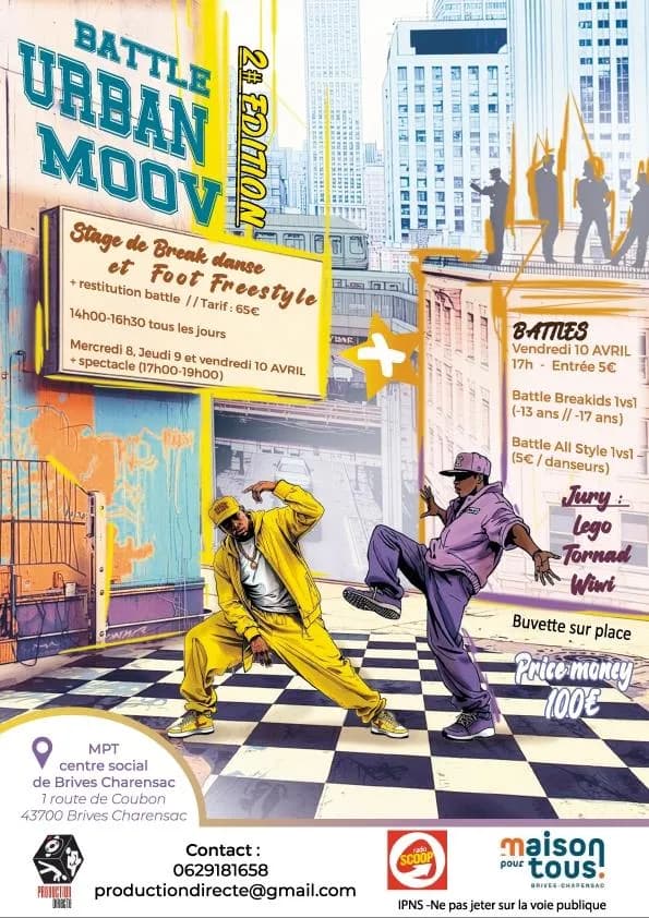 Affiche Battle Urban Moov
